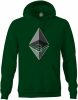 Ethereum logo kapucnis pulóver