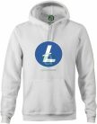 Litecoin logo kapucnis pulóver