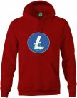 Litecoin logo kapucnis pulóver