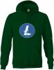 Litecoin logo kapucnis pulóver