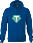 Tether logo kapucnis pulóver