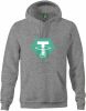 Tether logo kapucnis pulóver
