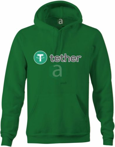 Tether kapucnis pulóver