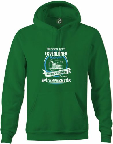 Legjobb építésvezető kapucnis pulóver