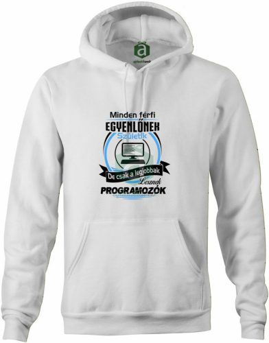 Legjobb programozó kapucnis pulóver