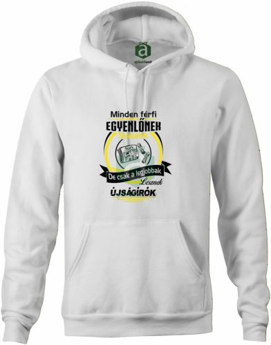Legjobb újságíró kapucnis pulóver