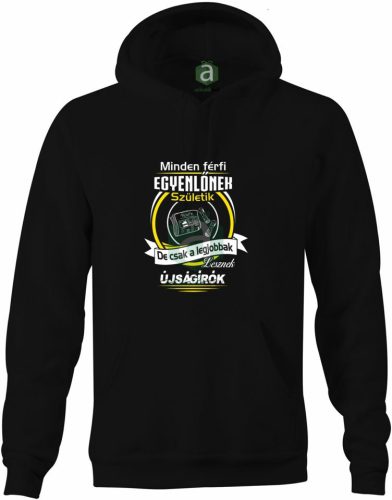 Legjobb újságíró kapucnis pulóver