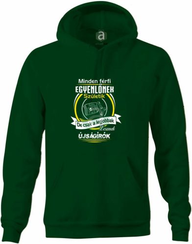 Legjobb újságíró kapucnis pulóver