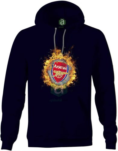 Arsenal fire XXL-es fekete kapucnis pulóver