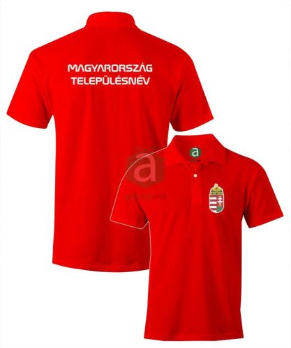Magyarország Borsod-Abaúj-Zemplén megyei településneves galléros póló