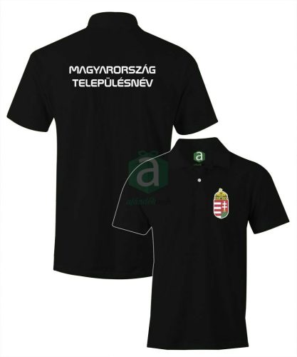 Magyarország Somogy megyei településneves galléros póló
