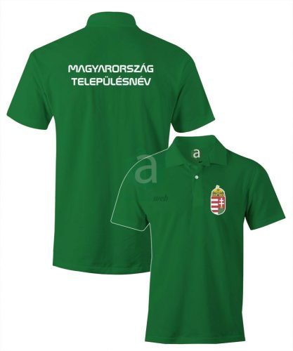 Magyarország Somogy megyei településneves galléros póló