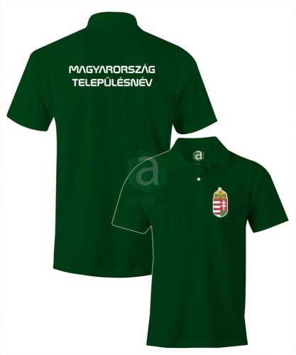 Magyarország Somogy megyei településneves galléros póló