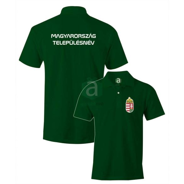 Magyarország Somogy megyei településneves galléros póló