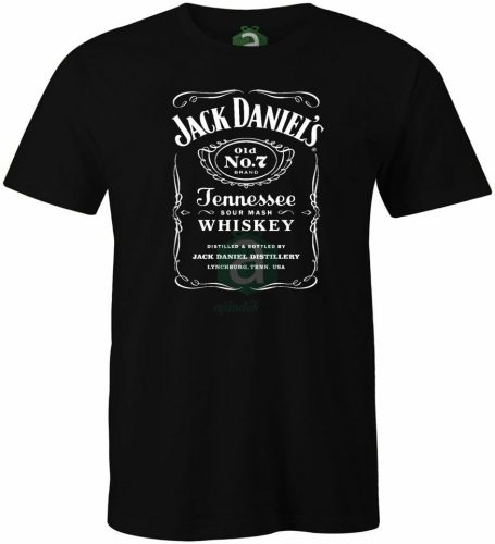 Jack Daniels S-es fekete póló