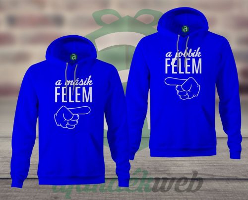 Jobbik másik felem páros kapucnis pulóver