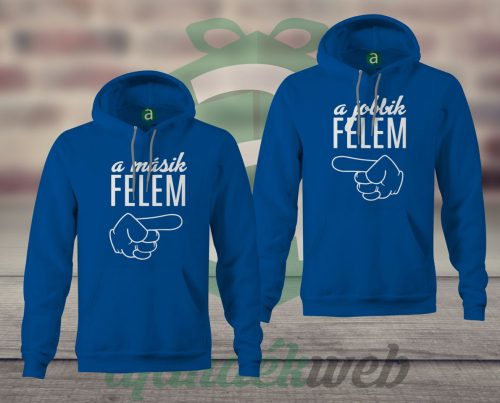 Jobbik másik felem páros kapucnis pulóver