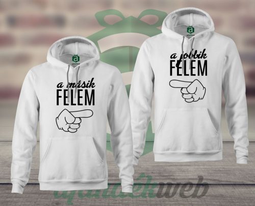 Jobbik másik felem páros kapucnis pulóver