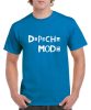 Depeche Mode azúrkék póló