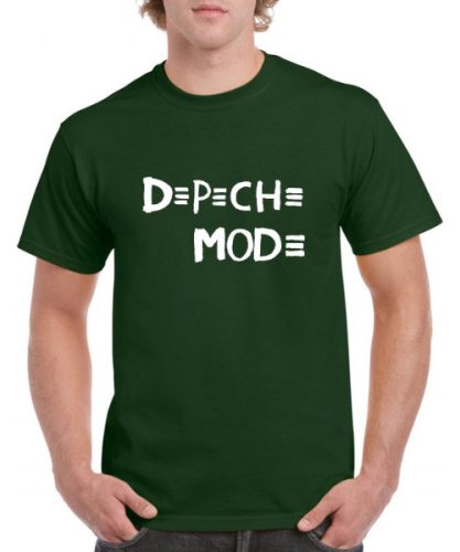 Depeche Mode sötétzöld póló