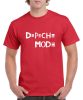 Depeche Mode piros póló