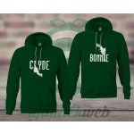 Bonnie Clyde páros kapucnis pulóver
