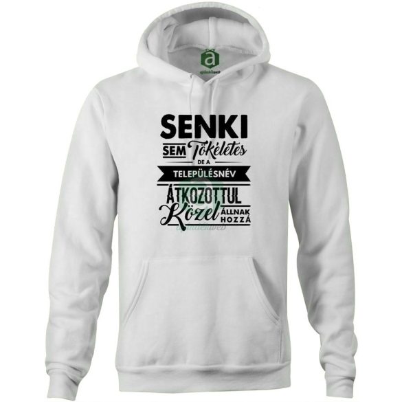 Senki sem.. Vas megyei településneves kapucnis pulóver