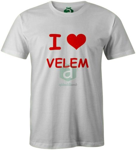 I love Velem póló