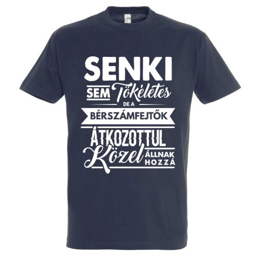 Senki sem tökéletes, de a bérszámfejtők.. póló