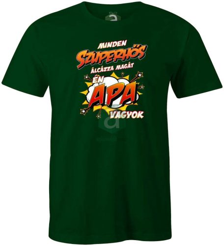 Szuperhős álca Apa vagyok póló