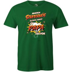 Szuperhős álca Papa vagyok póló