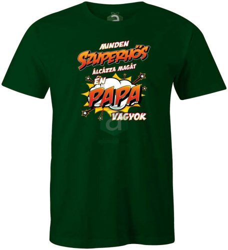 Szuperhős álca Papa vagyok póló