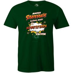 Szuperhős álca Keresztapa vagyok póló