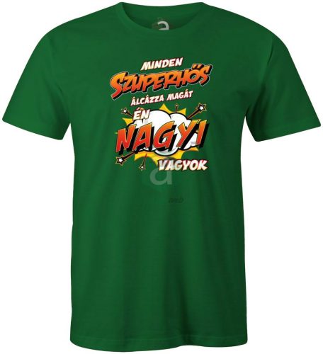 Szuperhős álca Nagyi vagyok póló