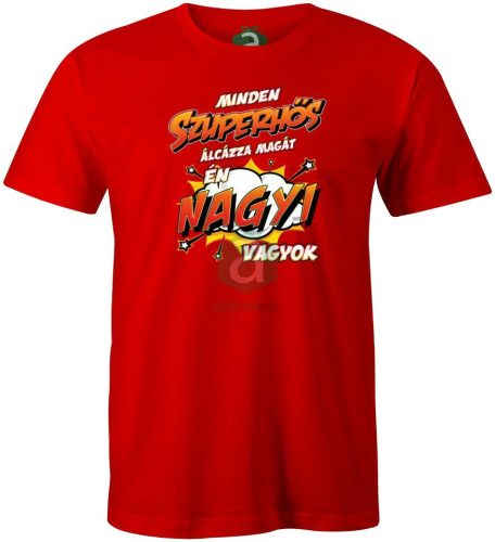 Szuperhős álca Nagyi vagyok póló