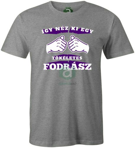 Így néz ki egy tökéletes fodrász póló