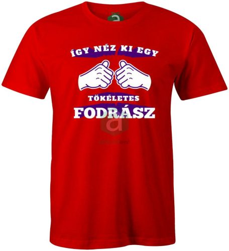 Így néz ki egy tökéletes fodrász póló