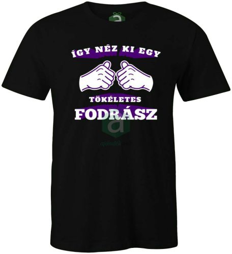 Így néz ki egy tökéletes fodrász póló