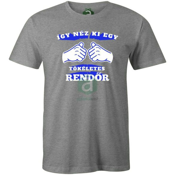 Így néz ki egy tökéletes rendőr póló