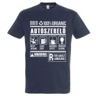 Autószerelő organic póló