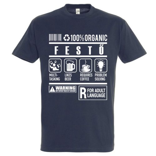 Festő organic póló