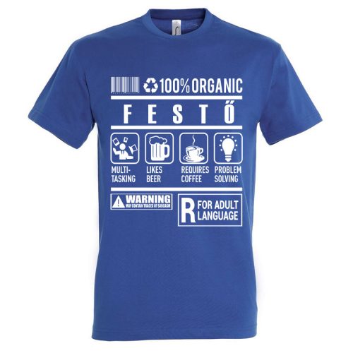 Festő organic póló