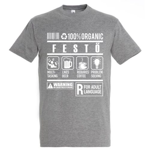 Festő organic póló