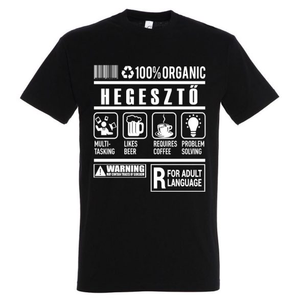 Hegesztő organic póló
