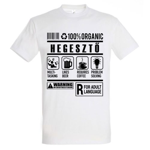 Hegesztő organic póló