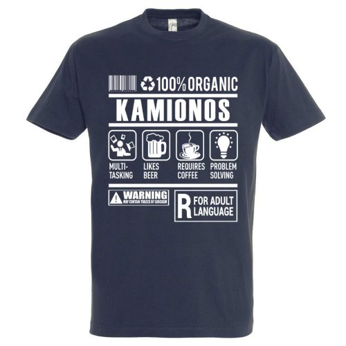 Kamionos organic póló
