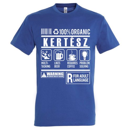 Kertész organic póló