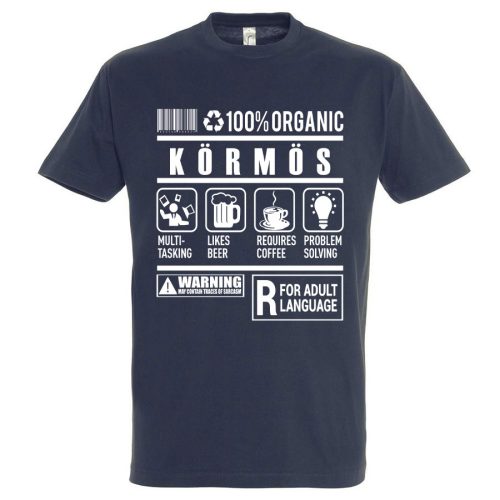 Körmös organic póló