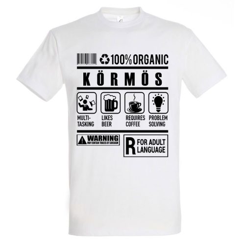 Körmös organic póló