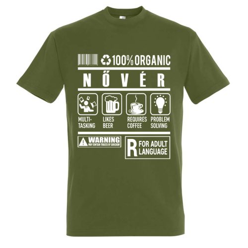 Nővér organic póló
